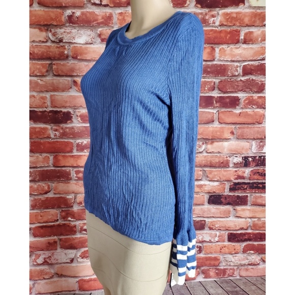 INC Blue Bell Sleeve Sweater Medium NWT - Picture 4 of 5